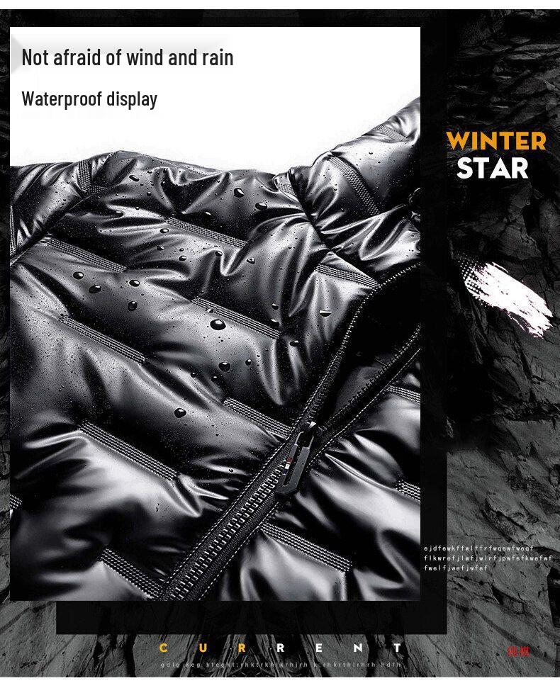 Men's Hooded Winter Cotton Down Jacket