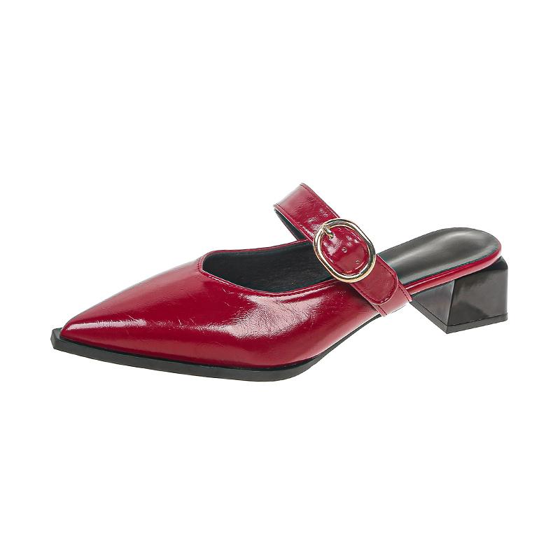 Fashion High Heels Summer Woman Slippers Pointed Toe Elegant Shoes Fashion Dress Pumps Slingback Women Mules Shoes 2025 Zapatos De Mujer