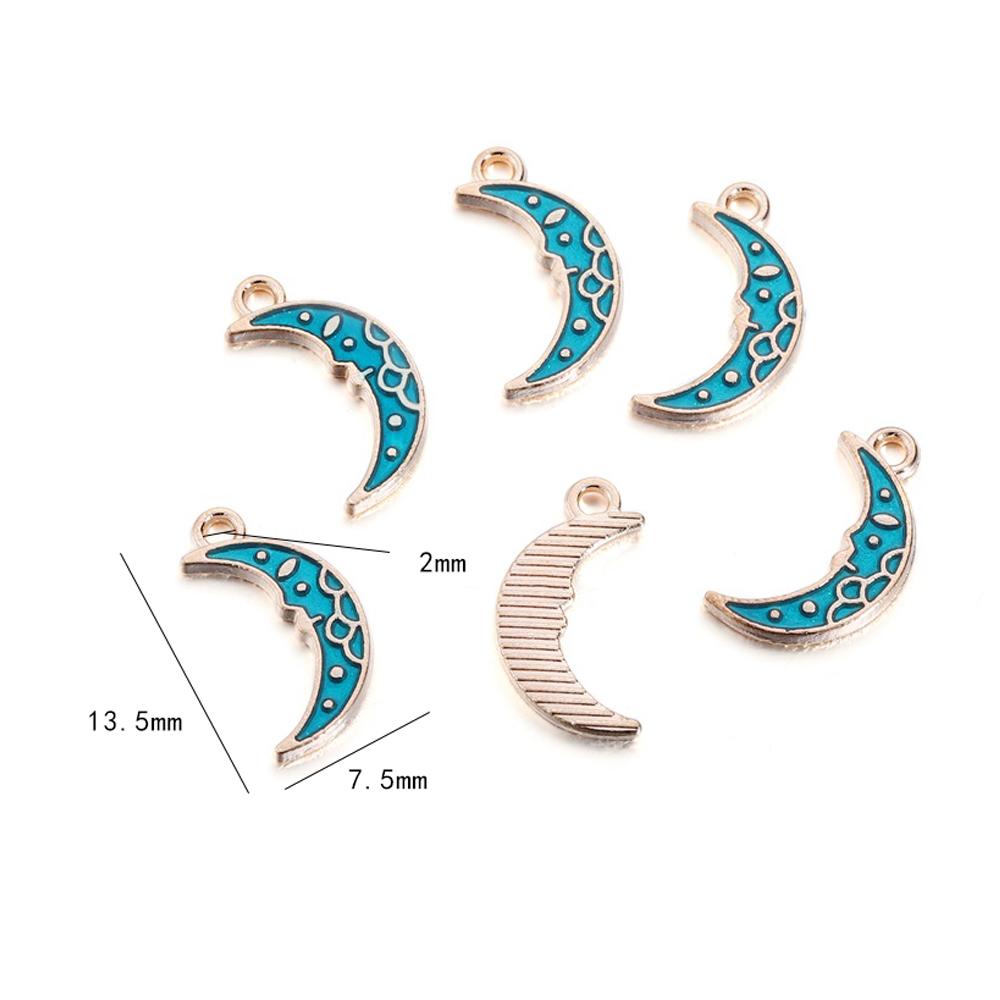 

10 шт./лот, милые мультяшные синие брелки с подвеской в ​​виде звезды океана, подвески, ремесла для ожерелья, браслета, аксессуары для изготовления ювелирных изделий своими руками Moon