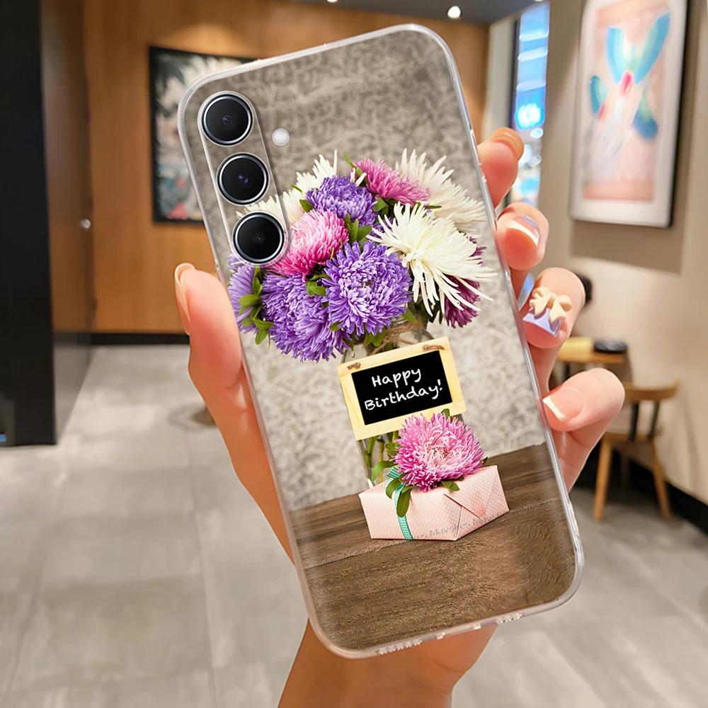 For Samsung A36 Cases Silicon Soft Phone Cover For Samsung Galaxy A36 5G GalaxyA36 Transparent TPU Back Coque Capa Fundas marble