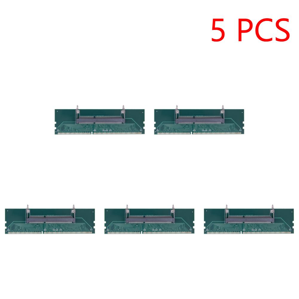 SO-DIMM to PC DIMM Memory Adapter Card Compatible with DDR3/DDR4, Easy Installation for Laptop to Desktop RAM Upgrade Connector
