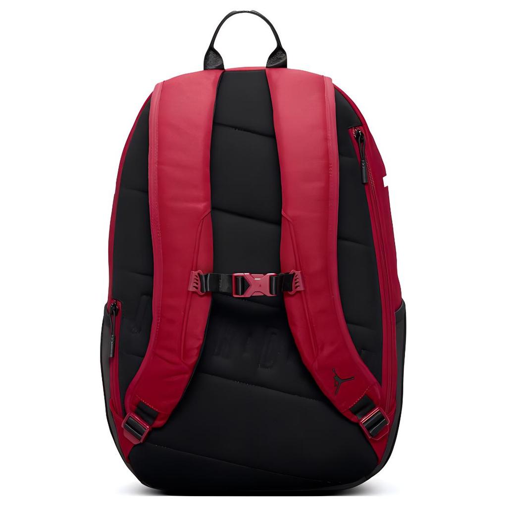 Jordan Sports Double Zipper Polyester Backpack Unisex Backpack Red JD2513030AD-004