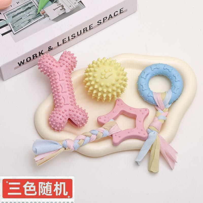 Dog Toys Direct Sales TPR Dog Toys Can't Bite Tooth Grinding Cotton Rope Pet Toys