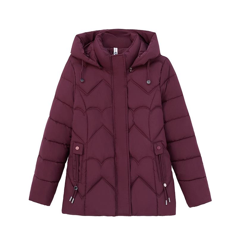 Foreign mother winter down cotton cotton jacket women's short waist thin cotton-padded jacket middle-aged and elderly thickened padded jacket