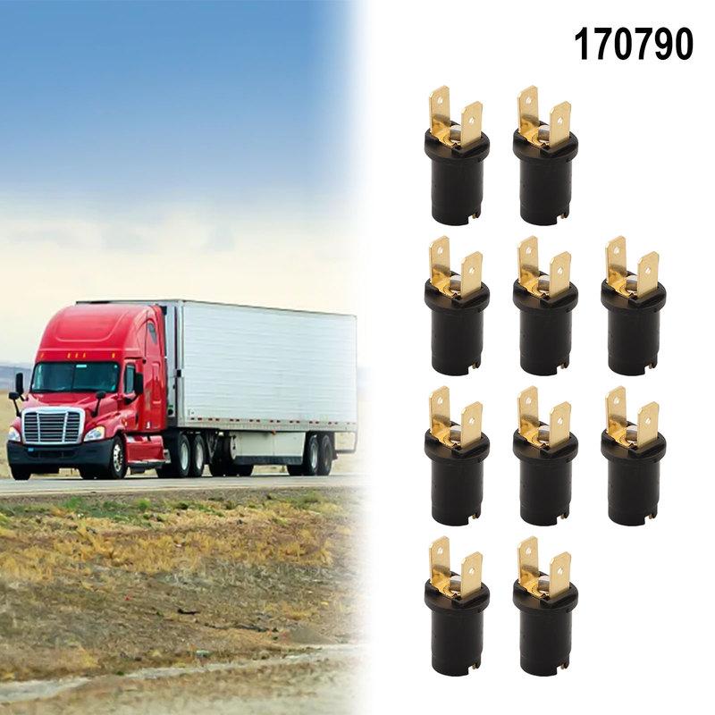 10pcs/set Car Side Light Bulb Holders trument Lights Lamp Bases 170790 85785055 For 6V/12V/24V Ba9s 989/233 Bulbs