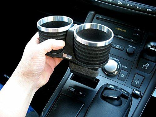 ALCABO Drink Holder, Black Cup, for Lexus CT ZWA10 (Right/Left-Hand Drive), AL-T105B