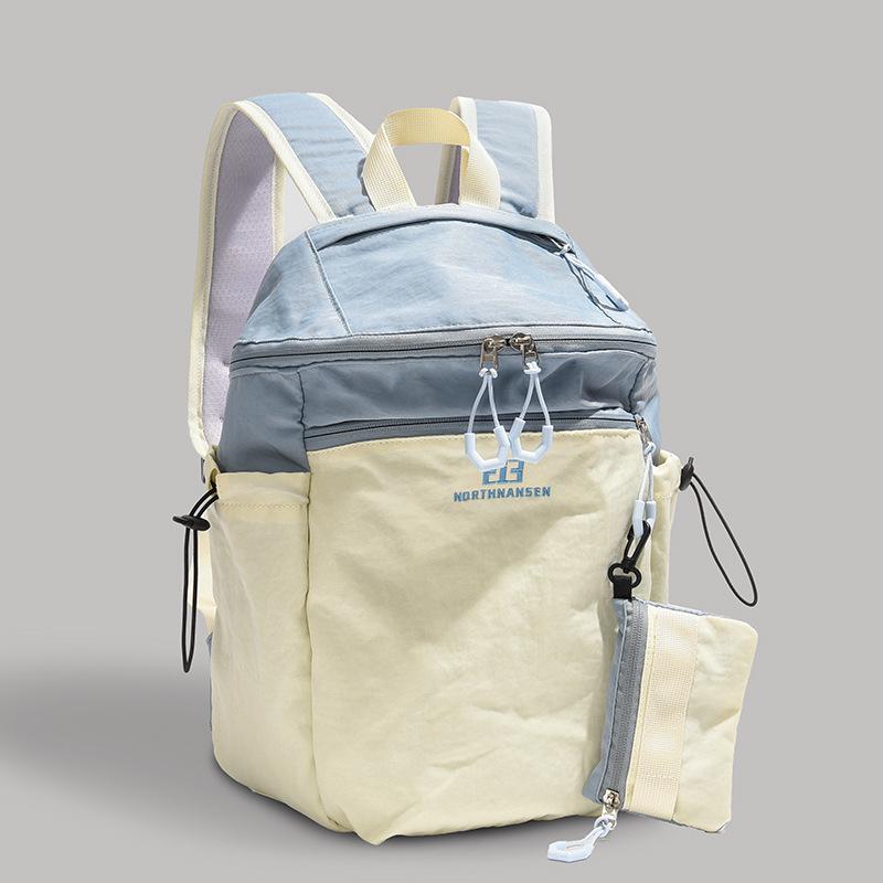 

Легкий туристический рюкзак Decathlon Женский модный рюкзак для активного отдыха и путешествий Вместительная спортивная сумка для походов One size fits all небесно-голубой