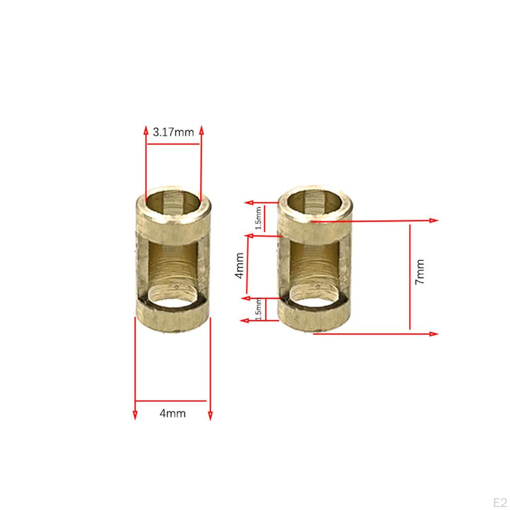 4Pcs Drive Shaft Transmission Joint, Adapter Bushing, 3mm to 4mm, Upgrade Part for MN78