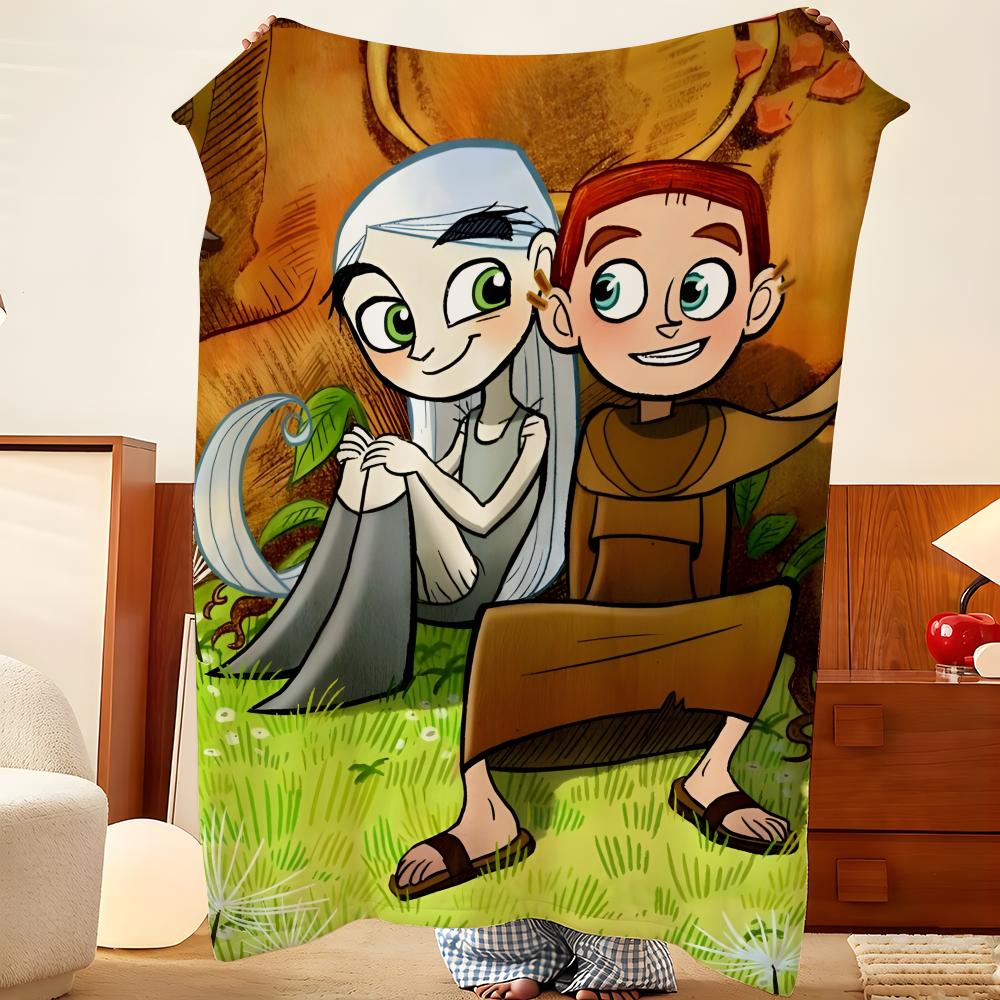 Animation T-The Secret Of K-Kells Throw Flannel Throw Blanket, Lightweight Cozy, Durable Washable Cute Cool