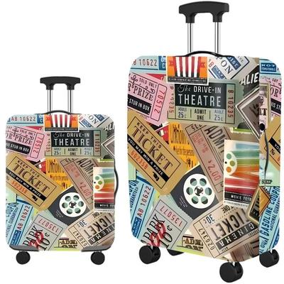 Capa protetora elástica para bagagem 1 peça, capa durável para bagagem, perfeita para homens e mulheres, acessórios de viagem, itens essenciais para férias ao ar livre, capa para bagagem