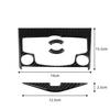 4Pcs For Chevrolet Cruze 2009-2015 Carbon Fiber Interior CD Panel Cover Trim