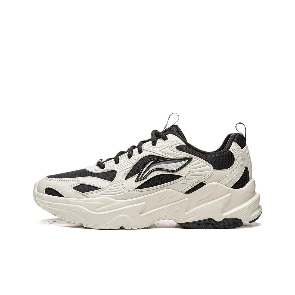 Li-Ning Synthetic Leather Comfortable Trendy Fashion Wear-Resistant Shock-Absorbing Low-Top Casual Shoes Women Sneaker AGLV174-4