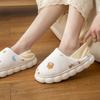 Confinement shoes winter thick maternity slippers autumn and winter maternity postpartum non-slip bag and soft-soled cotton slippers ladies