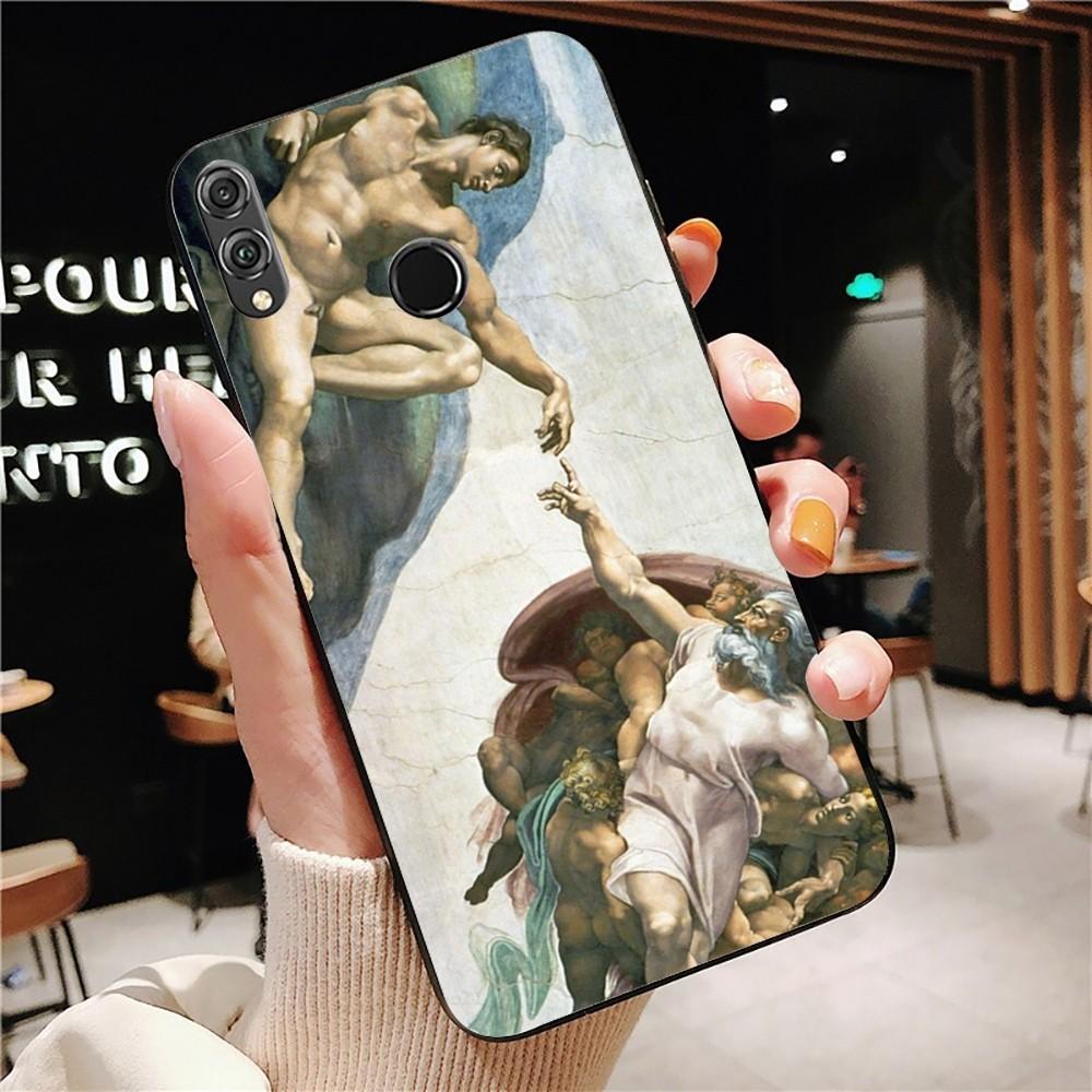 

Renaissance Art Phone Case For Huawei Honor 10 lite 9 20 7A 9X 30 50 60 70 pro plus Soft Silicone Cover Huawei Honor v20