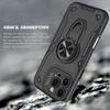 For iPhone 16 Pro Max Case with Kickstand Shockproof TPU+PC Phone Back Cover