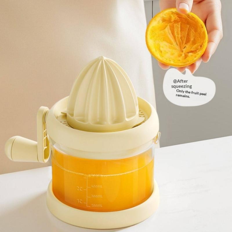 Manual Juicer Household Squeeze Juice Cup Portable Hand Crank Fruit Juicer Lemon Orange Special Juicer Kitchen Hand Press Juice