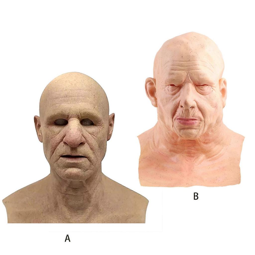 Scared Realistic Mask Toy for Kids&Adults Trick Toy Emulsion Made Relieve Stress