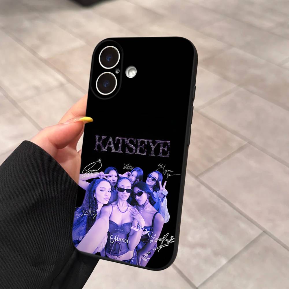 K-KATSEYE Music Phone Case For IPhone 16 17 Air 15 14 13 12 11 Pro Max 16E Plus Fundas
