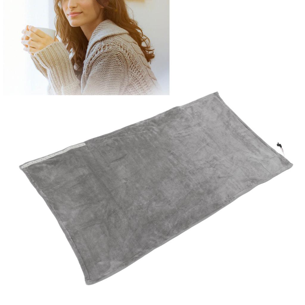 USB Electric Blanket Cozy Soft Portable Temperature Control NaMachine Washable Hted Shawl Throws for Car Home Travel