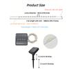 2pcs Solar Slivery Wire String Lights, 12M 100LED 8Modes Starry Lights, Bedroom, Garden, Party, Wedding Christmas Decor Lights
