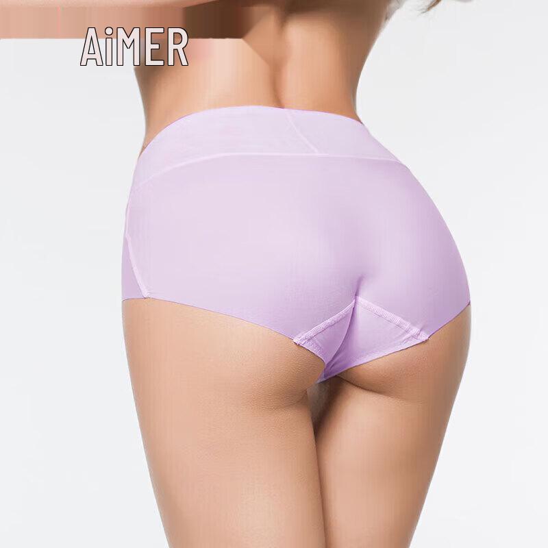 Aimer Women's Classic KiKi Seamless Mid-Waist Briefs