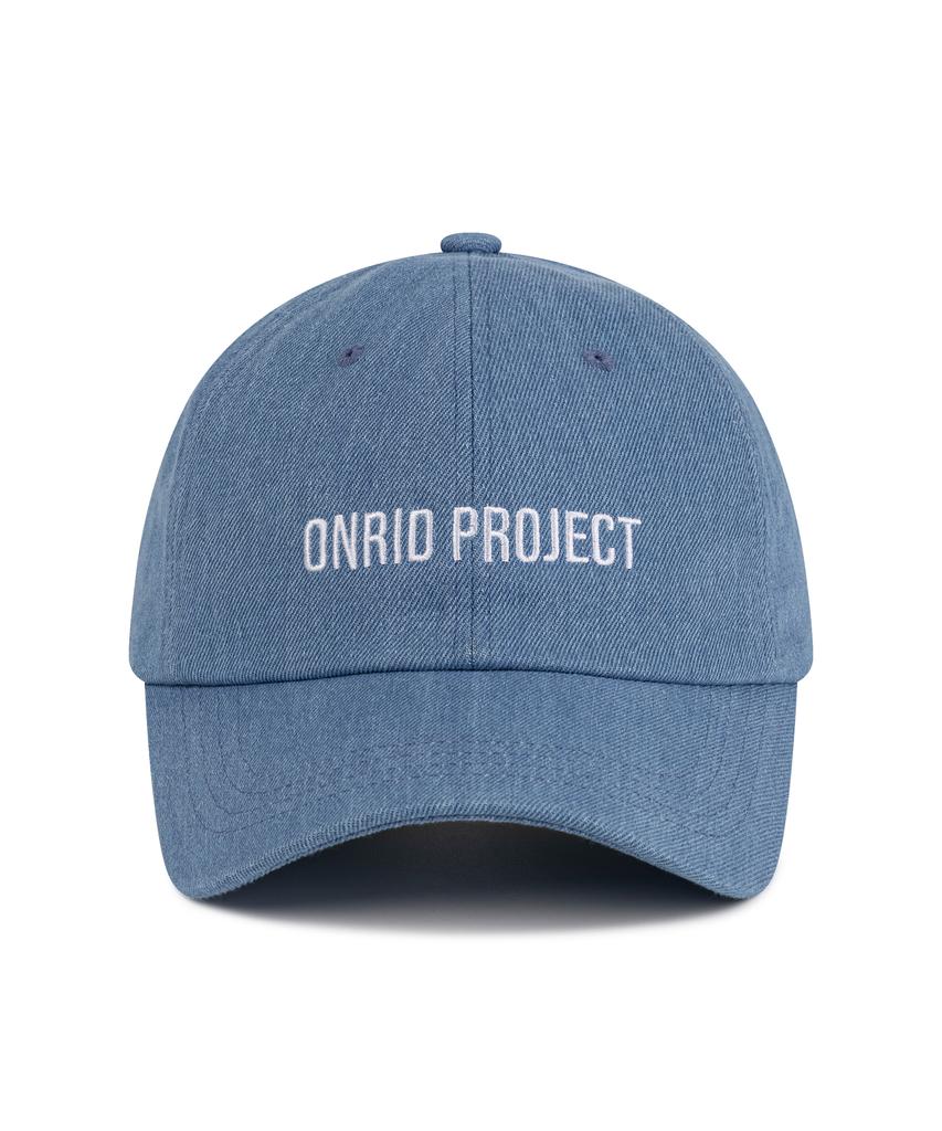 ONRIDPROJECT Denim Logo Ball Cap - Light Blue