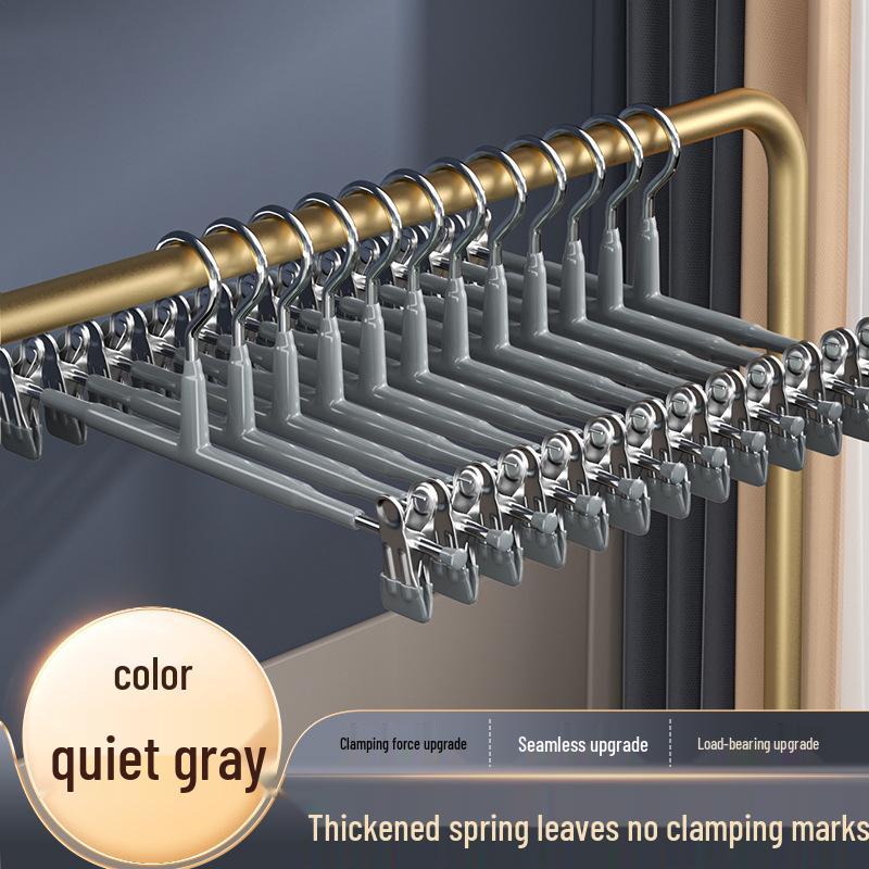 Strong No-Mark Trouser and Skirt Hanger Clips for Drying and Storage