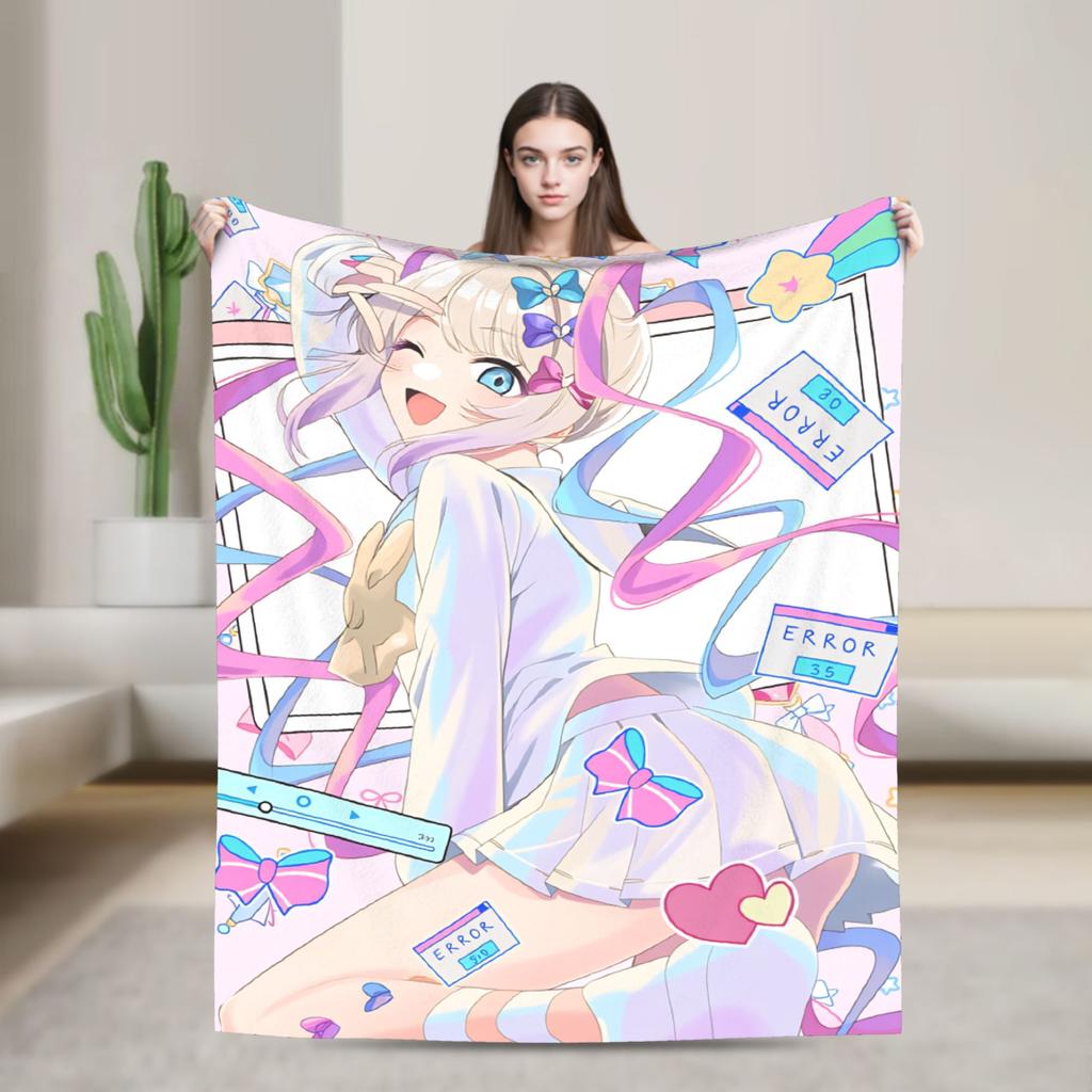 Needy Streamer Overload Kangel Plush Blanket Kids Adult Flannel Throw Blanket For Couch Chair Quality Bedspread Gift