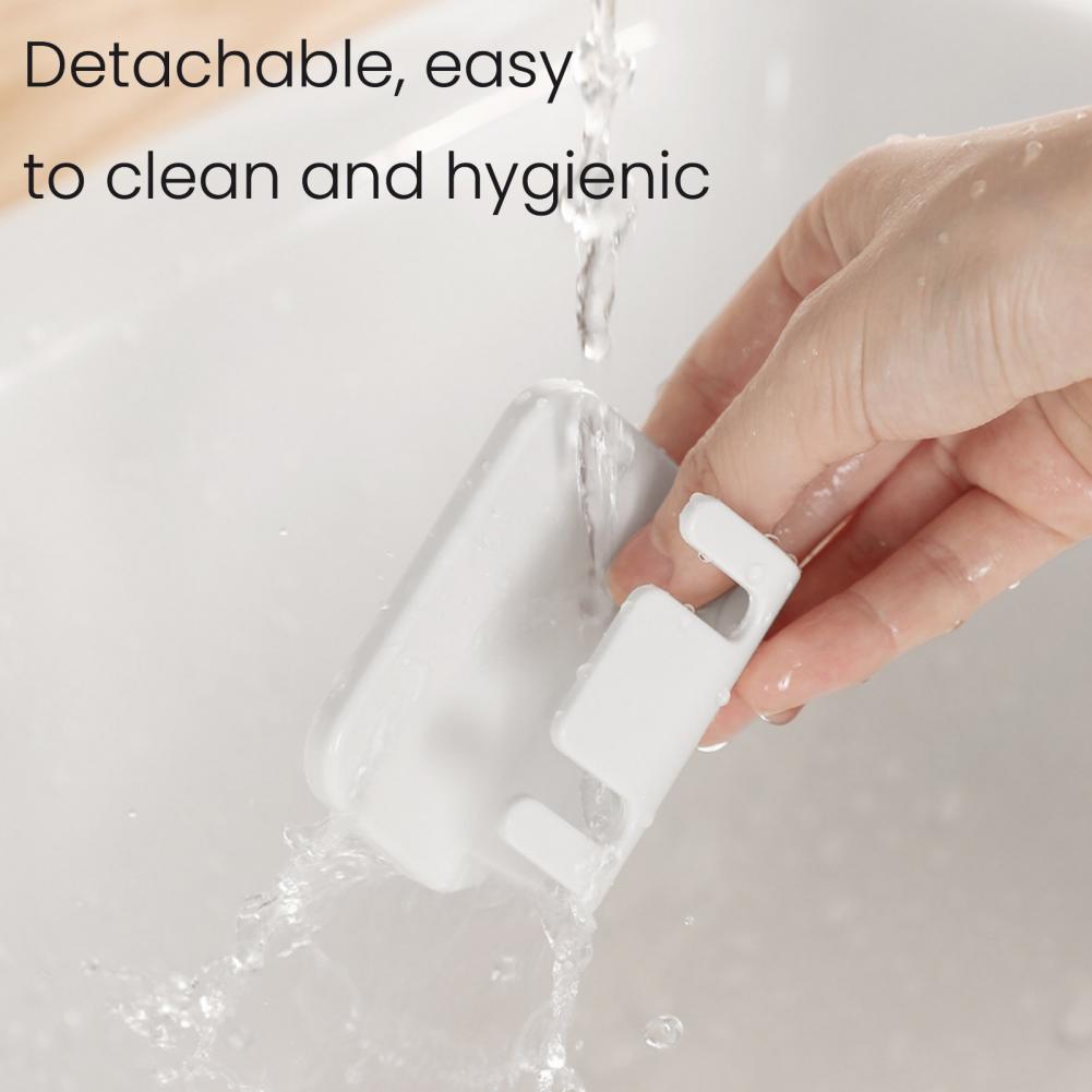 Toothbrush Stand Waterproof Wall Mount Toothbrush Holder with Easy Installation Electric Toothbrush Storage for Bathroom