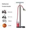 Stainless Steel Portable High-Pressure Manual Pump for Bikes and Basketballs