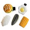 Girl Hair Pin Realistic Breakfast Chuck Design Side Bang Hair Clip Stable Grip No Damage Small Hairpin Daily Travel Hair Accessories
