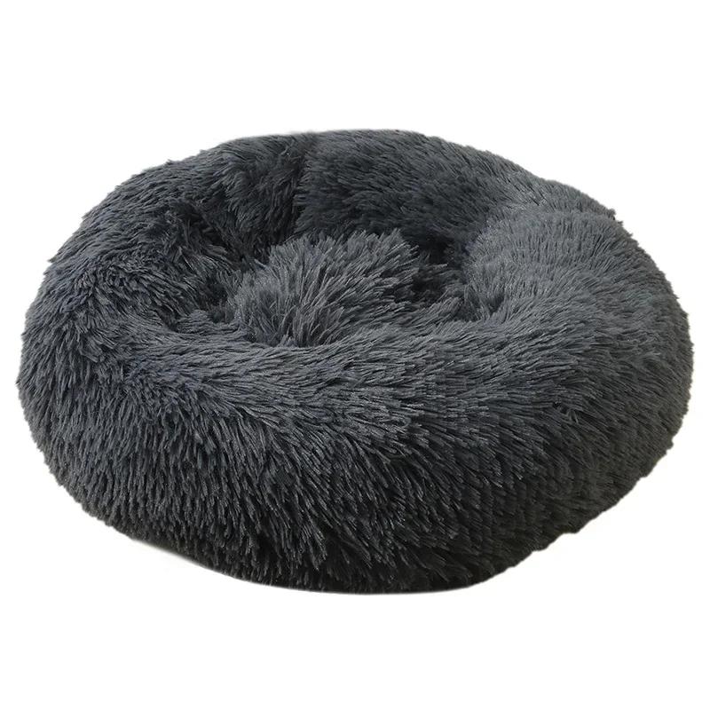 Plush Pet Bed for Dog, XXL Round Mat for Small and Medium Animals, Dog Accessories for Large Dogs, Calming Cat's House