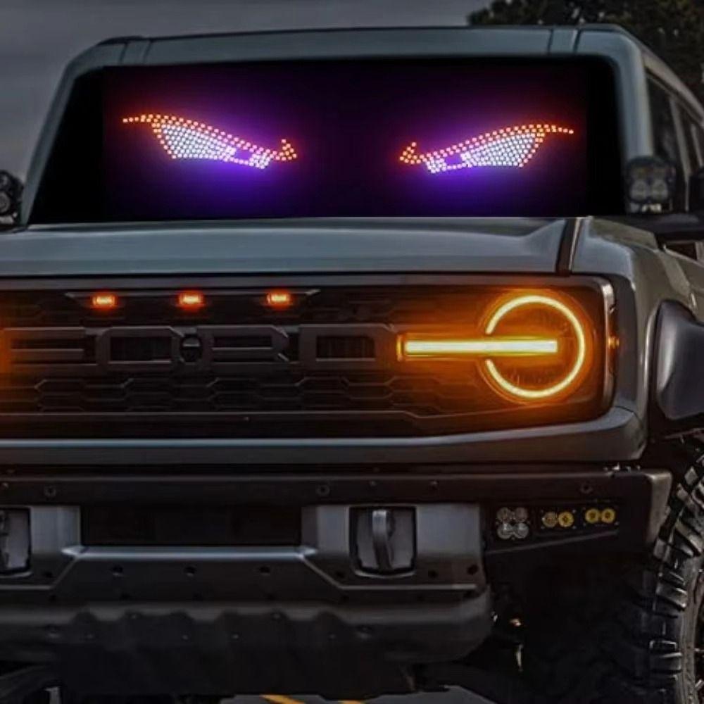 5V Devil Eyes Licht Mehrfachmodus LED Windschutzscheiben-Display Auto Dekorationslicht Innenraum für Fahrzeuge