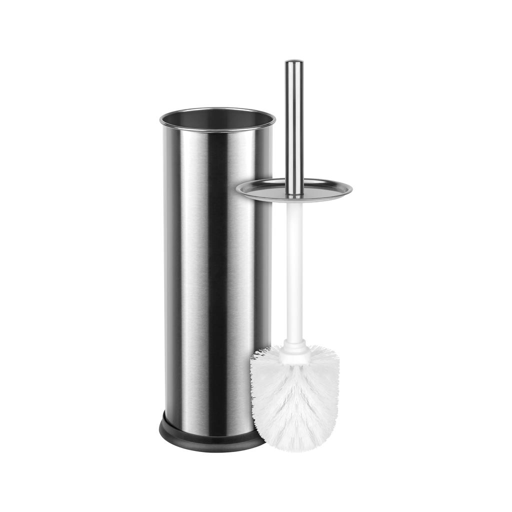 Teesa Toilet Brush, Silver Tube, Steel