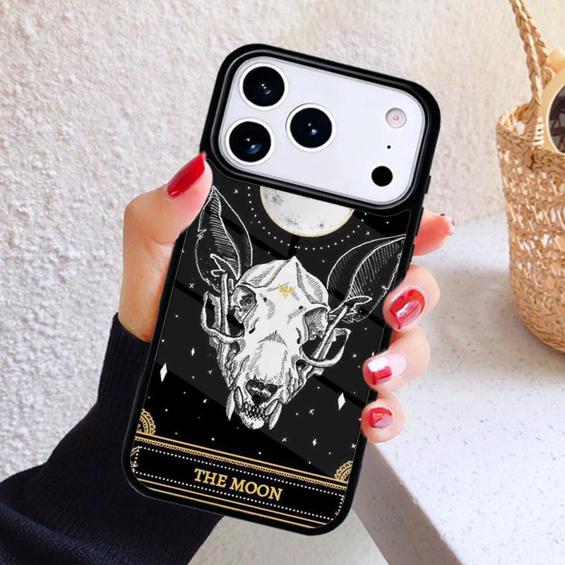 

Чехол для телефона с картами Таро Луна Колдуньи Для iPhone 17 Air 16 15 14 13 12 11 Pro Max Plus iPhone 15 Plus