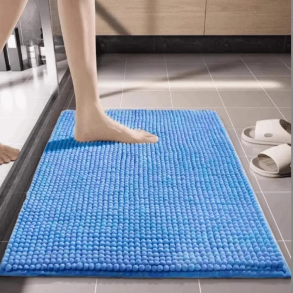 Neue 40*60cm Badematte Schimmelresistent Chenille Super Saugfähig Badematte Extra Weich Maschinenwaschbar Badezimmerteppich
