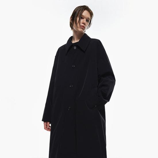 Giosongi Reversible Balmacan Trench Coat ZG2TC202BK