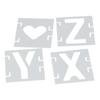 Alphabet Stencils For Painting 2/3/4/5inch Alphabet Drawing Templates Letter Stencils  DIY Craft