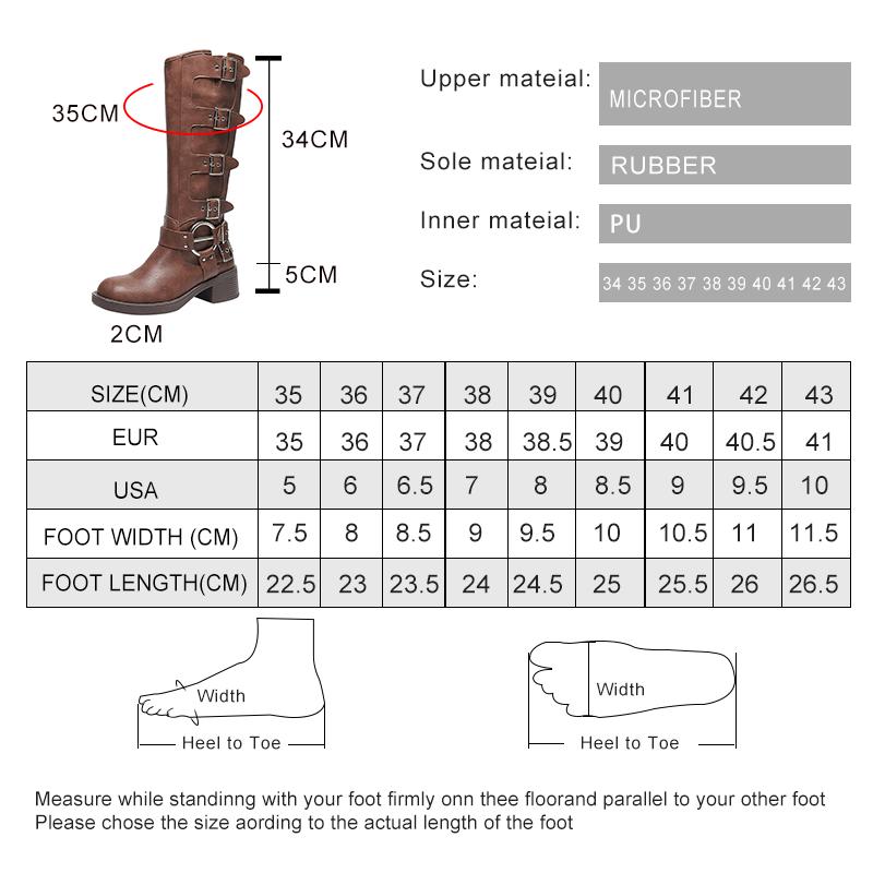 Fashion AIYUQI Women Cowboy Boots 2025 Autumn New Belt Buckle Women Knight Boots British Style Large Size 41 42 43 Women Long Boots