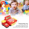 Children Mini Cash Register Toy Cash Register Simulation Coin Set for Over 3 Year Old Kids Birthday Gift