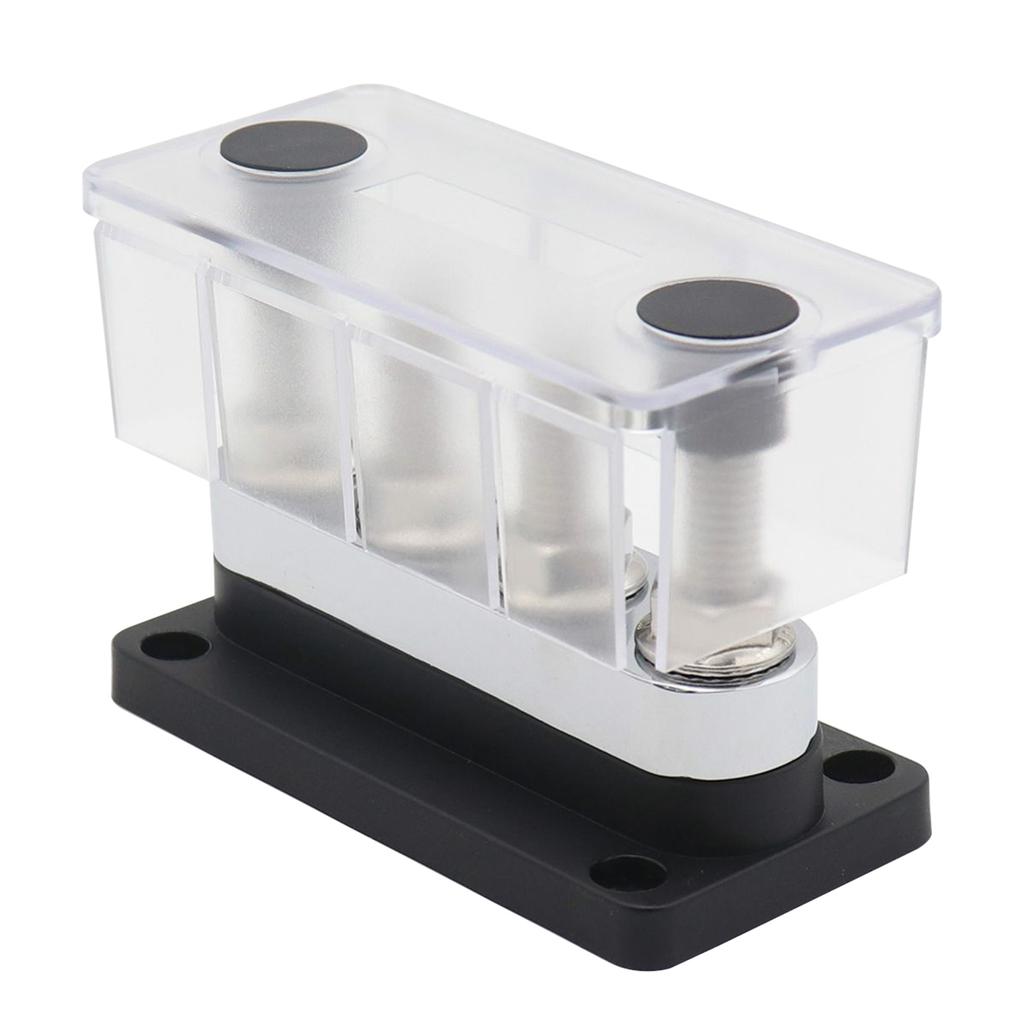 600-A-Stromverteilungsblock-Sammelschiene, 4 x 3/8 Pfosten, 48-V-DC-Sammelschienenkasten