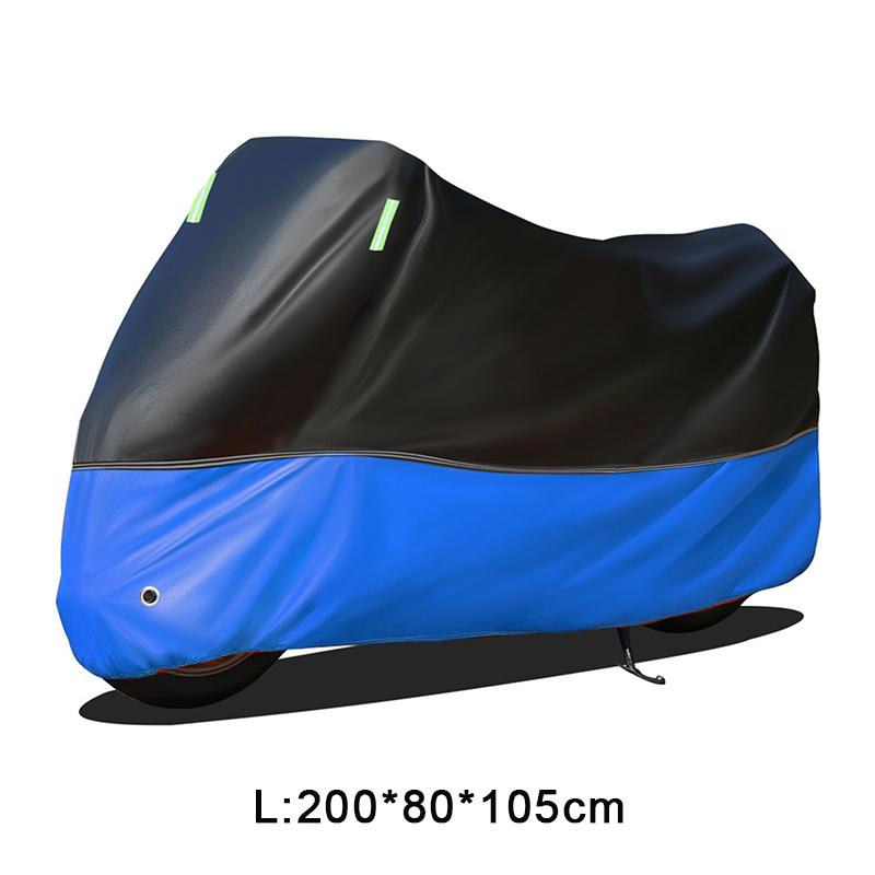 Universal Cod Waterproof Motorcycle Cover 4 Layers Thickened Rainproof Sunproof With Lock Holes Outdoor Protection Motor Cover