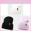Casual Acrylic Letter Beanie For Men Women Windproof Warmth Winter Headwear