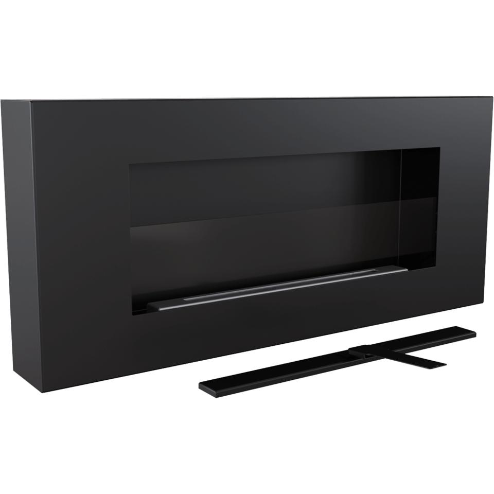 Nástěnný bioetanolový krb DELTA FLAT TÜV se sadou zasklení
