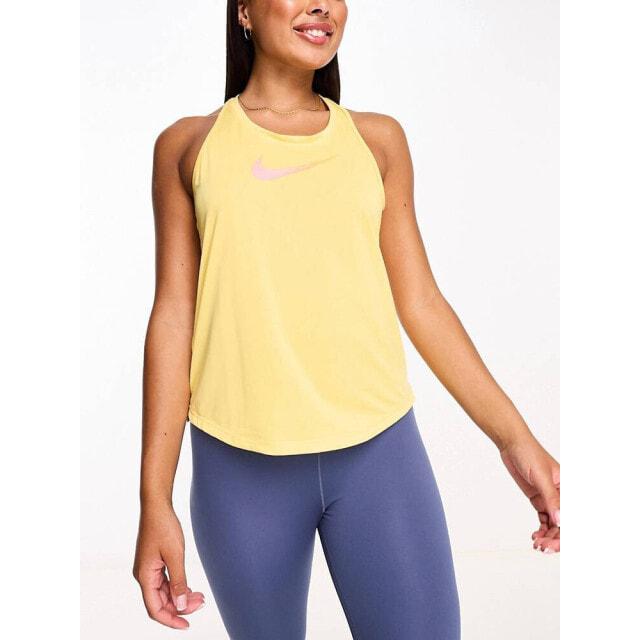 

Желтая майка Nike Running Swoosh One Dri-Fit