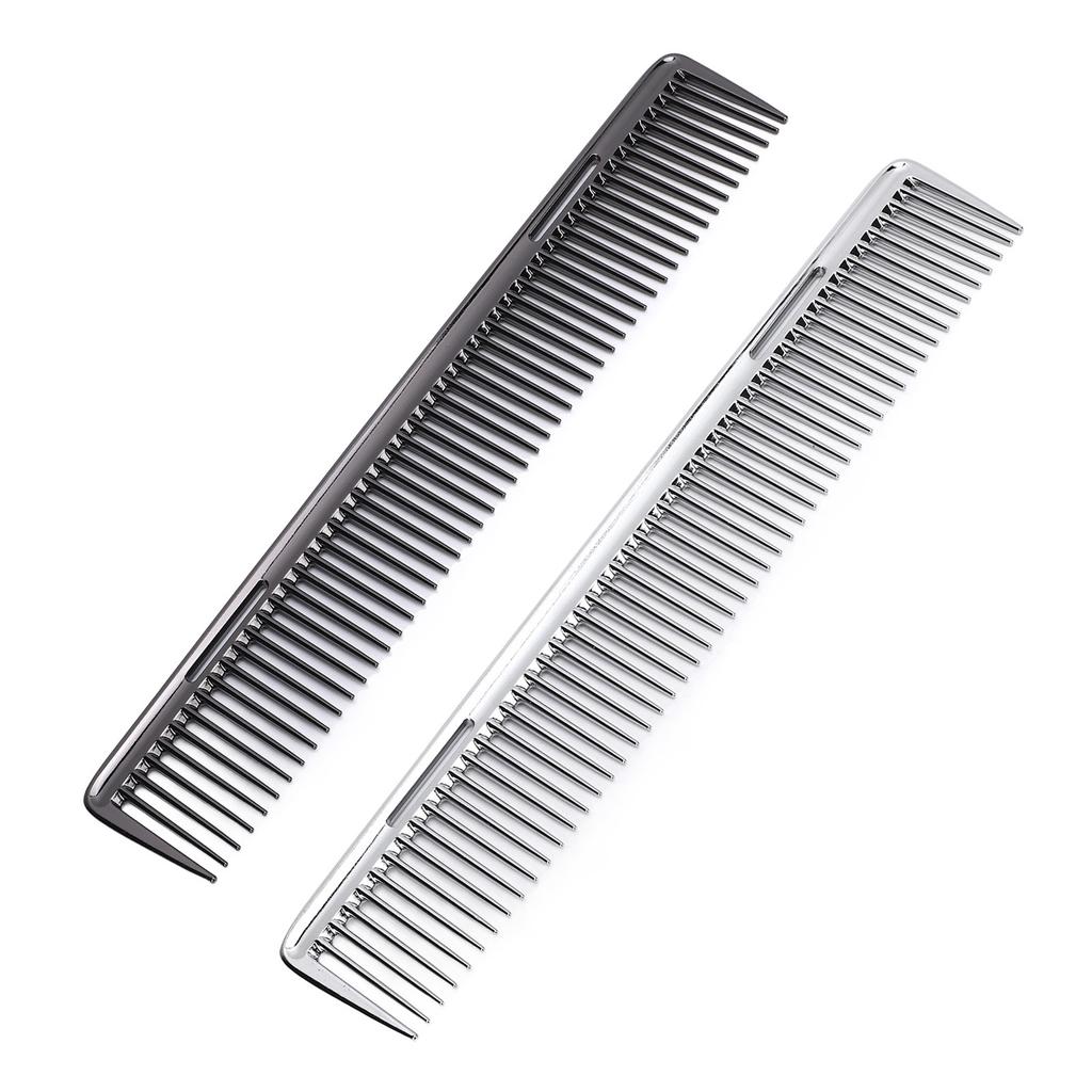 Grzebień fryzjerski Profesjonalny z drobnymi zębami Zapobiega ciepłu Metalowy aluminiowy do salonu Domowego strzyżenia Stylizacji Włosów