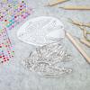 Foil Sheets Kit For Crafts Metal Embossing Art Kit Silver Shimmer Gold Crafting Accessory For Engraving Painting Art Projects