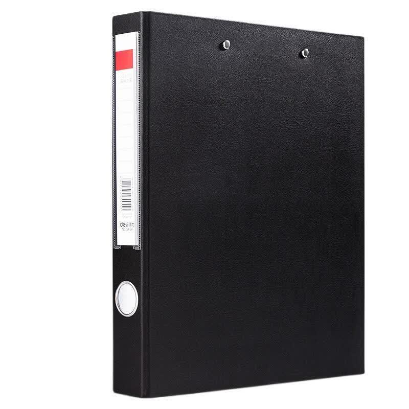 Deli 5454 Cardboard A4 Double Clip Folders, 10-Pack