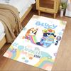 Bluey Fever Adventure Floor Rug Office Rug Perfect for Living Rooms Kitchen Bedrooms Foyer Antislip Carpet Office home decor Best for Christmas