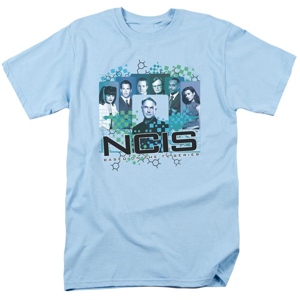 

Ncis Cast Mens T Shirt Light Blue Officially Licensed 4XL